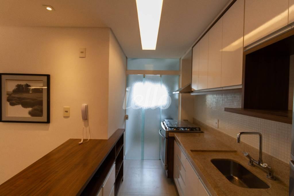 COZINHA de Apartamento para alugar, Padrão com 73 m², 1 quarto e 1 vaga em Vila Clementino - São Paulo