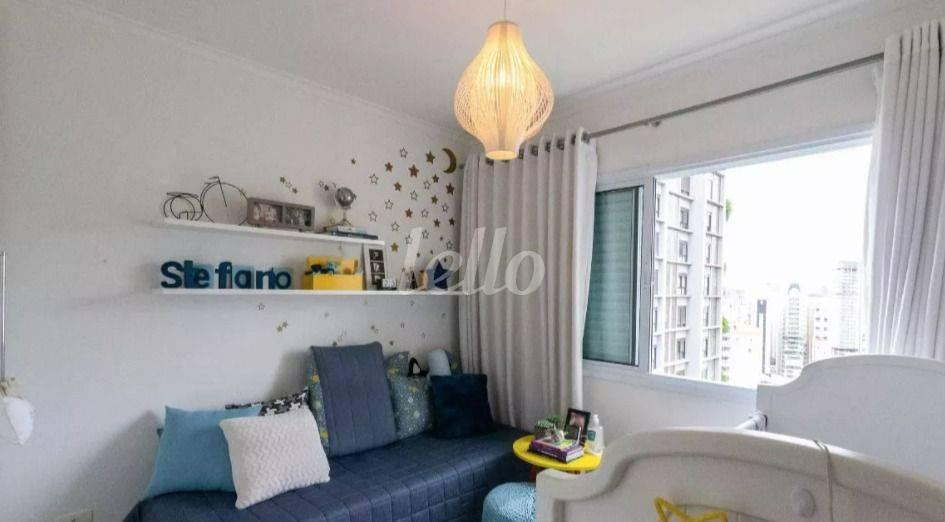 DORMITÓRIO de Apartamento à venda, Padrão com 124 m², 2 quartos e 1 vaga em Vila Olímpia - São Paulo
