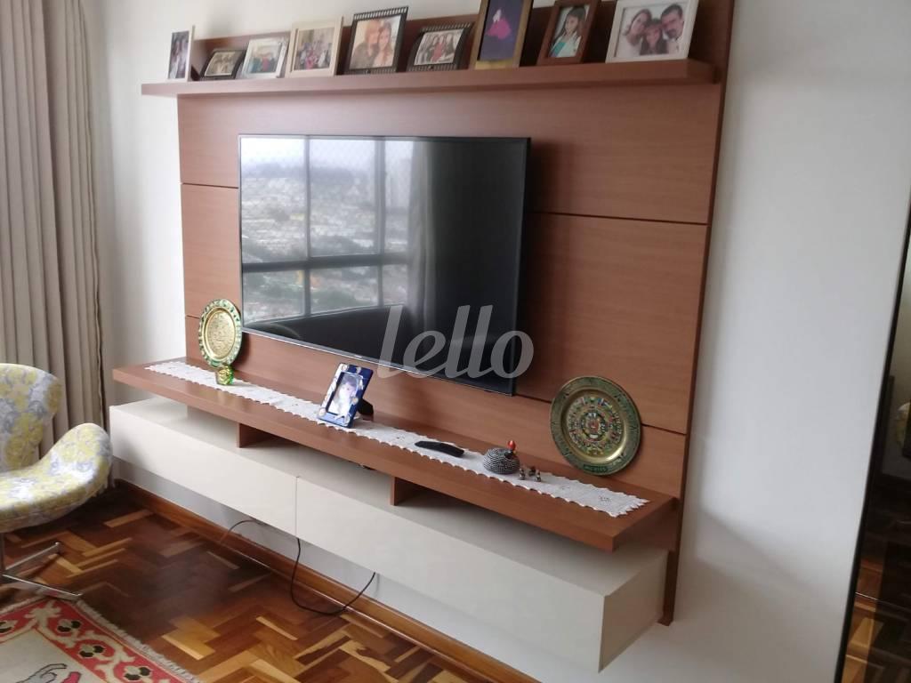 SALA de Apartamento à venda, Padrão com 98 m², 3 quartos e 1 vaga em Chácara Mafalda - São Paulo