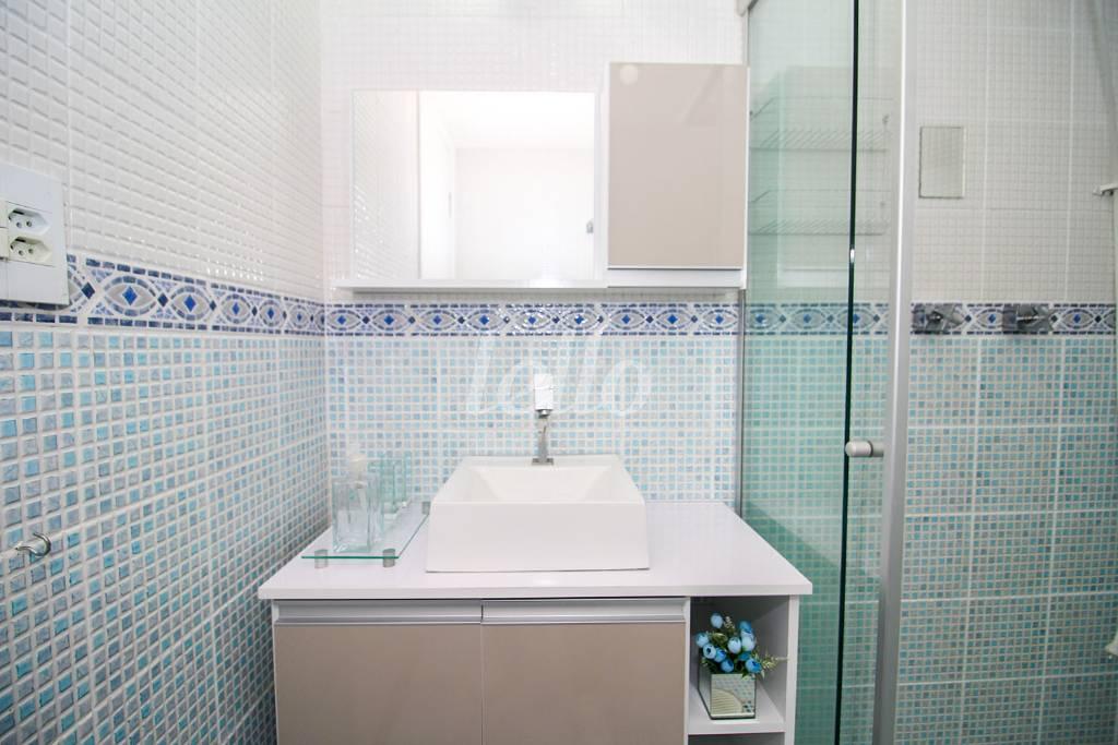 BANHEIRO de Apartamento para alugar, Padrão com 60 m², 2 quartos e 1 vaga em Indianópolis - São Paulo
