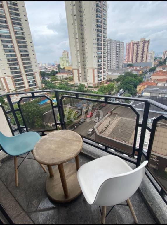 SACADA de Apartamento à venda, Padrão com 90 m², 2 quartos e 1 vaga em Vila Bertioga - São Paulo