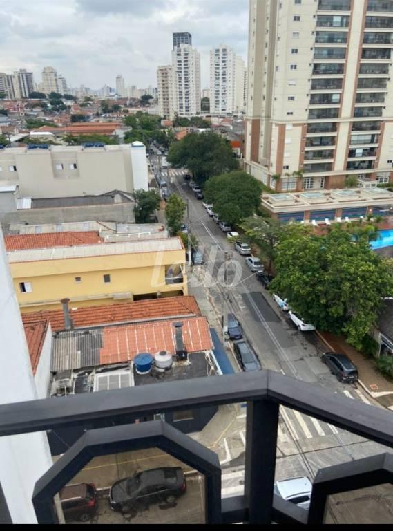 VISTA DA SACADA de Apartamento à venda, Padrão com 90 m², 2 quartos e 1 vaga em Vila Bertioga - São Paulo
