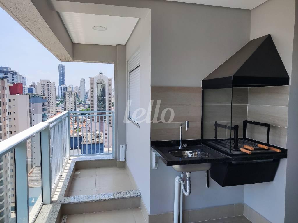 VARANDA GOURMET de Apartamento à venda, Padrão com 53 m², 1 quarto e em Vila Azevedo - São Paulo