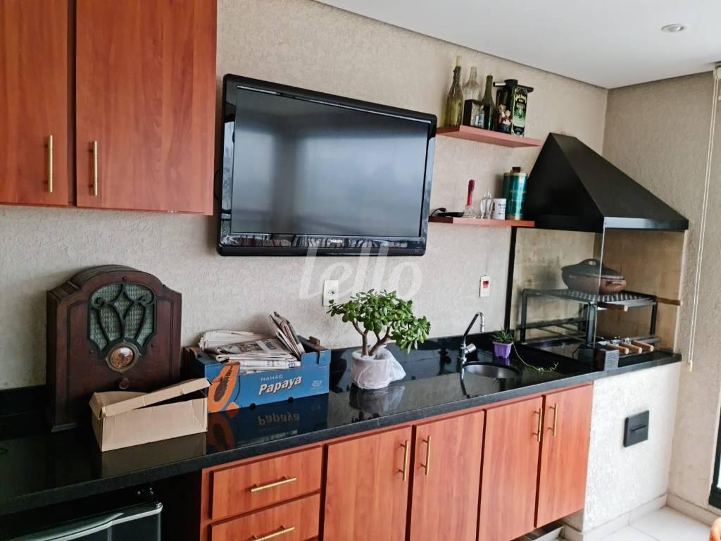 VARANDA GOURMET de Apartamento à venda, Padrão com 94 m², 3 quartos e 2 vagas em Ipiranga - São Paulo