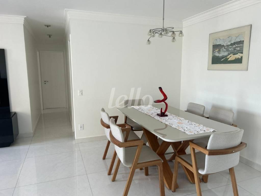 SALA de Apartamento à venda, Padrão com 117 m², 3 quartos e 3 vagas em Vila Romana - São Paulo