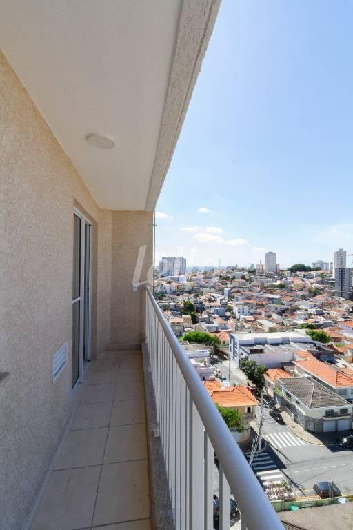 SACADA de Apartamento para alugar, Padrão com 30 m², 1 quarto e em Parque Vitória - São Paulo