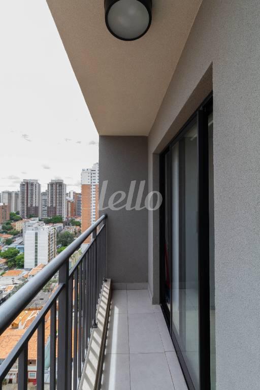 SACADA de Apartamento para alugar, Padrão com 23 m², 1 quarto e em Perdizes - São Paulo