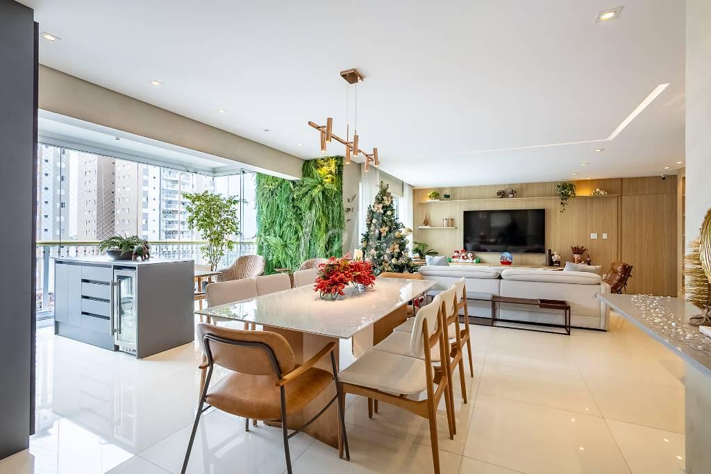 SALA de Apartamento à venda, Padrão com 194 m², 3 quartos e 3 vagas em Campestre - Santo André