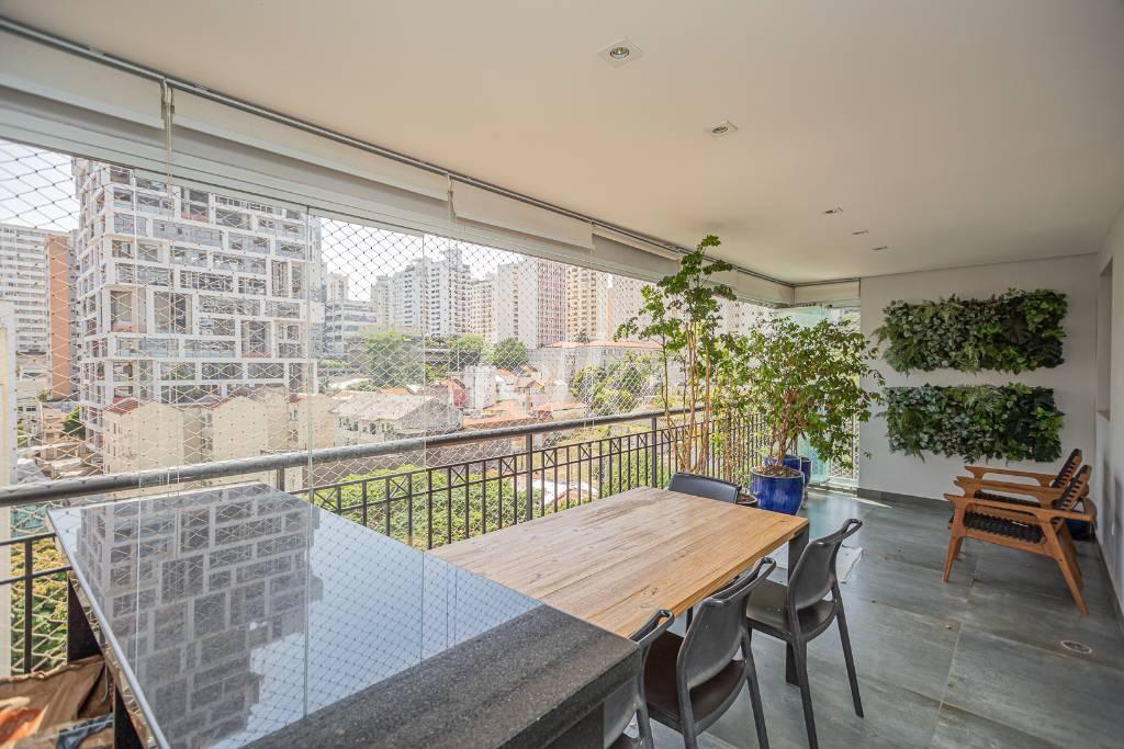 VARANDA GOURMET de Apartamento à venda, Padrão com 150 m², 3 quartos e 2 vagas em Pinheiros - São Paulo