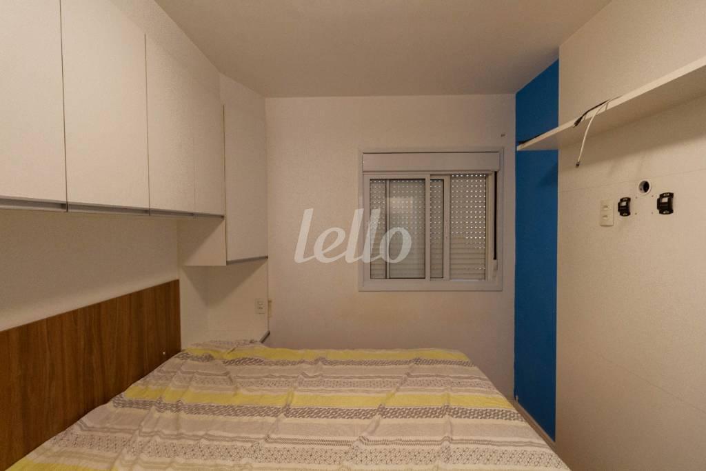 DORMITÓRIO (4) de Apartamento para alugar, Padrão com 47 m², 1 quarto e 1 vaga em Brás - São Paulo
