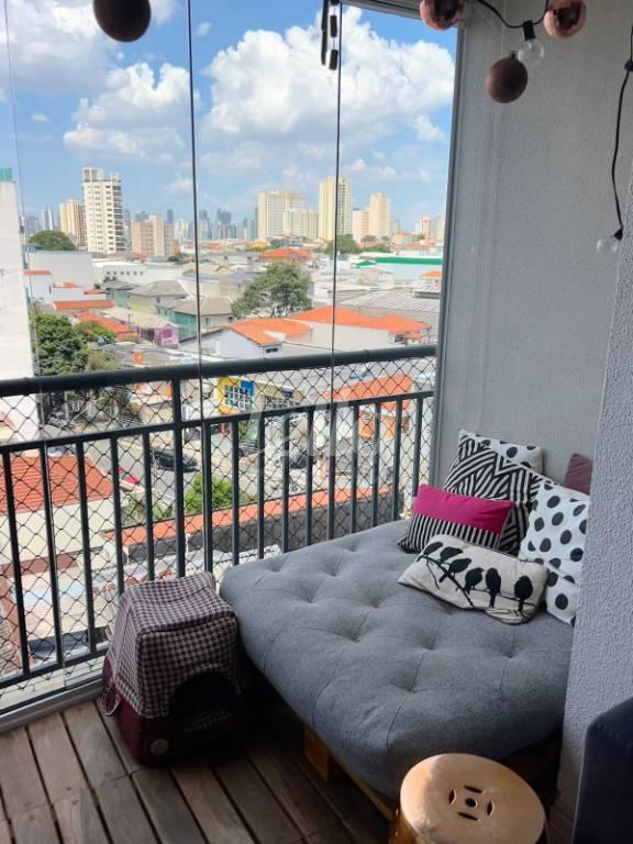 VARANDA de Apartamento à venda, Padrão com 52 m², 2 quartos e 2 vagas em Mooca - São Paulo