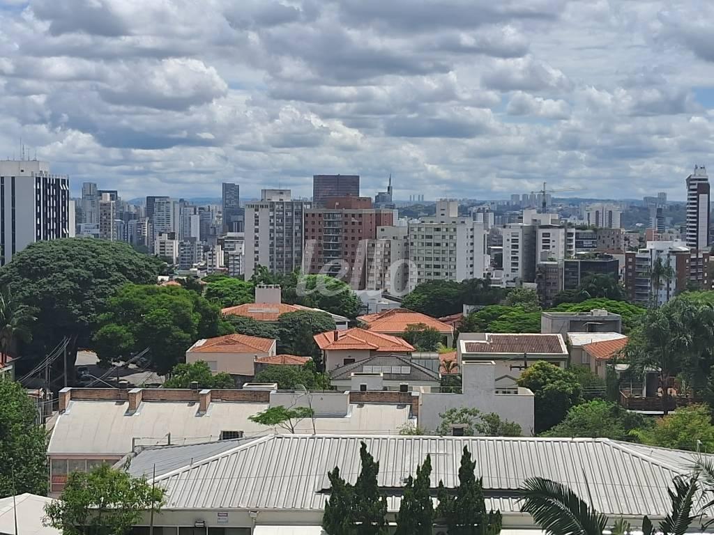 VISTA de Apartamento à venda, Padrão com 56 m², 2 quartos e 1 vaga em Pinheiros - São Paulo