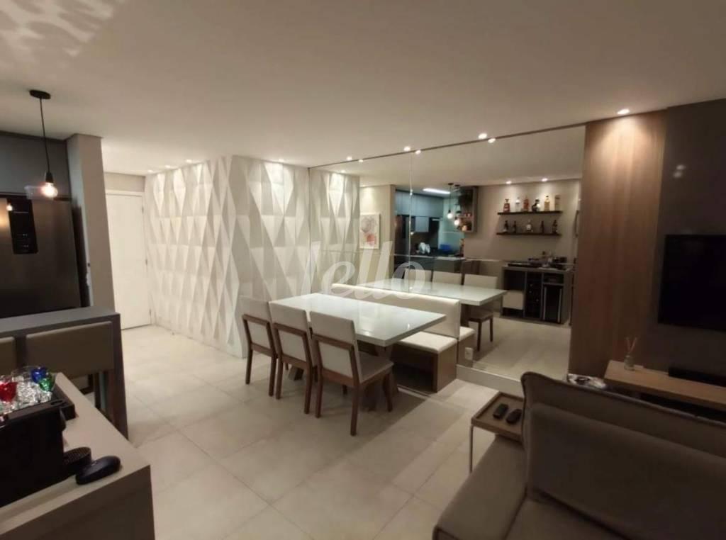 SALA de Apartamento à venda, Padrão com 66 m², 2 quartos e 2 vagas em Vila América - Santo André