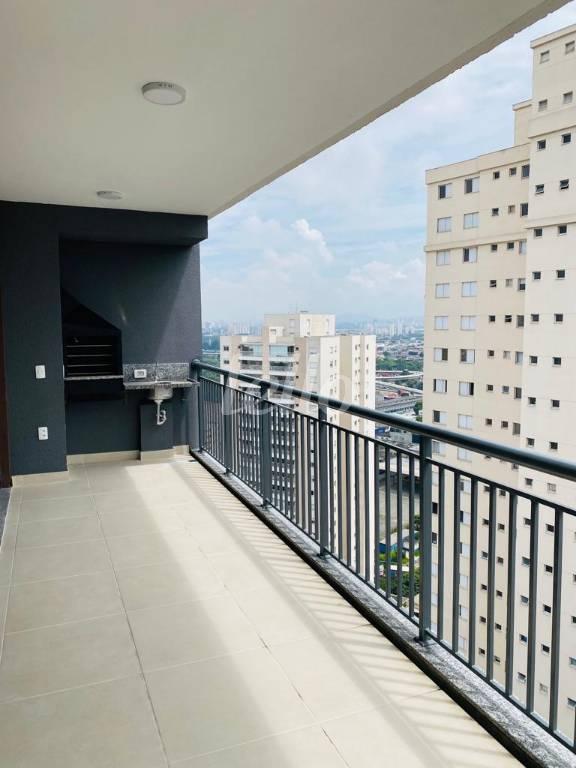 VARANDA GOURMET de Apartamento à venda, Padrão com 103 m², 2 quartos e 2 vagas em Tatuapé - São Paulo