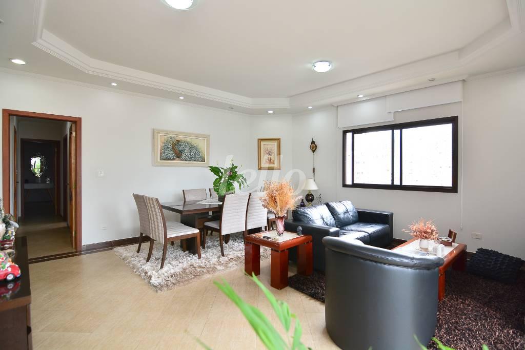 SALA de Apartamento à venda, Padrão com 127 m², 3 quartos e 5 vagas em Vila Paulicéia - São Paulo