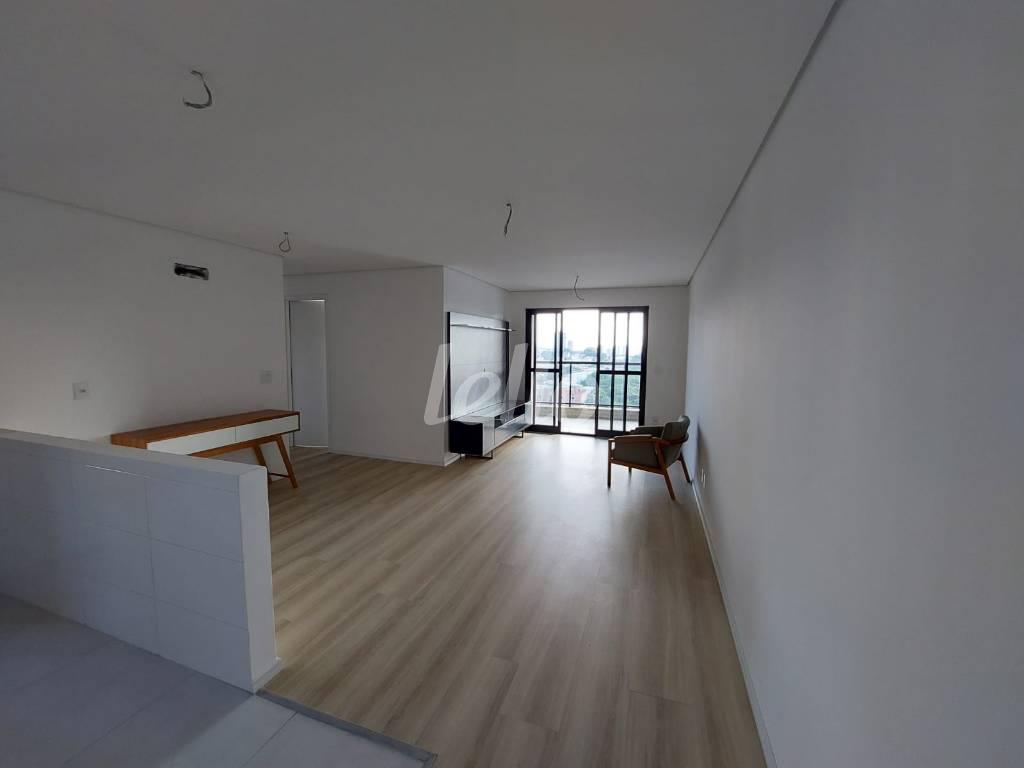 SALA de Apartamento à venda, Padrão com 90 m², 3 quartos e 3 vagas em Vila Assunção - Santo André