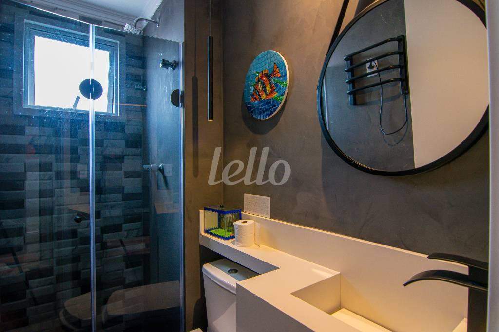 BANHEIRO SUITE de Apartamento para alugar, Padrão com 50 m², e 1 vaga em Vila Maria - São Paulo