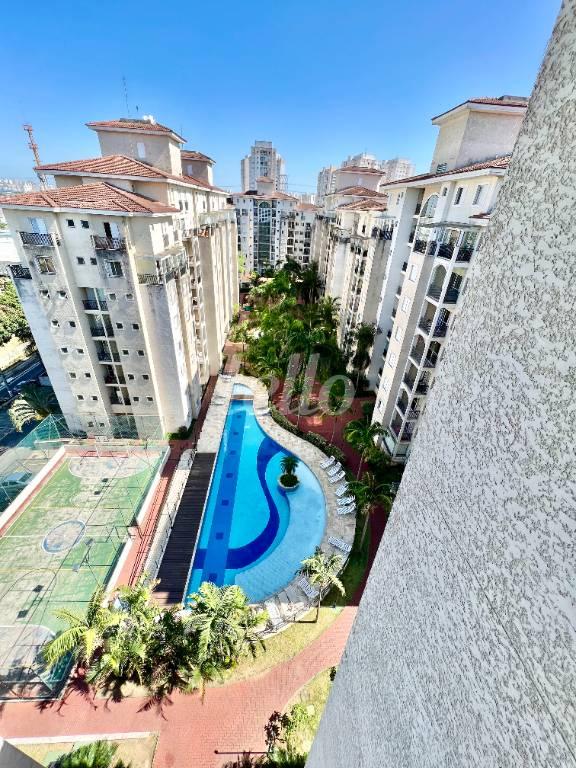 VISTA de Apartamento à venda, Padrão com 110 m², 3 quartos e 2 vagas em Sítio da Figueira - São Paulo