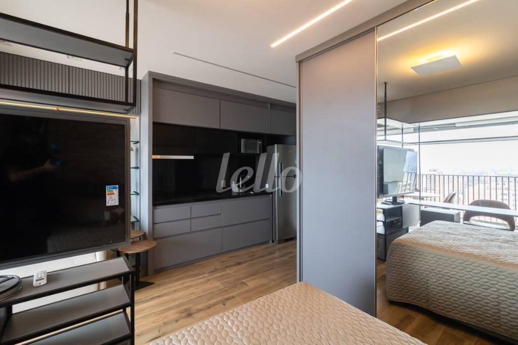 COZINHA de Apartamento para alugar, Studio com 36 m², 1 quarto e 1 vaga em Perdizes - São Paulo