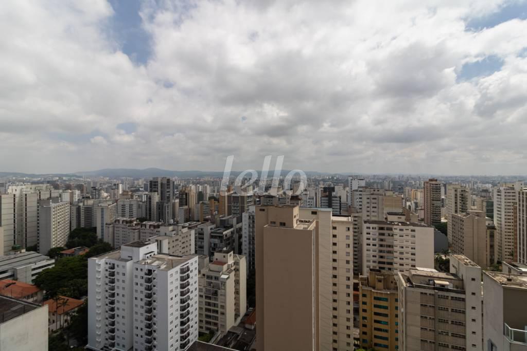 VISTA de Apartamento para alugar, Studio com 36 m², 1 quarto e 1 vaga em Perdizes - São Paulo