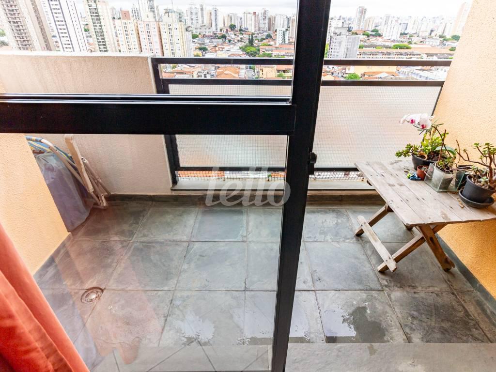 VARANDA de Apartamento à venda, Padrão com 63 m², 2 quartos e 1 vaga em Belenzinho - São Paulo