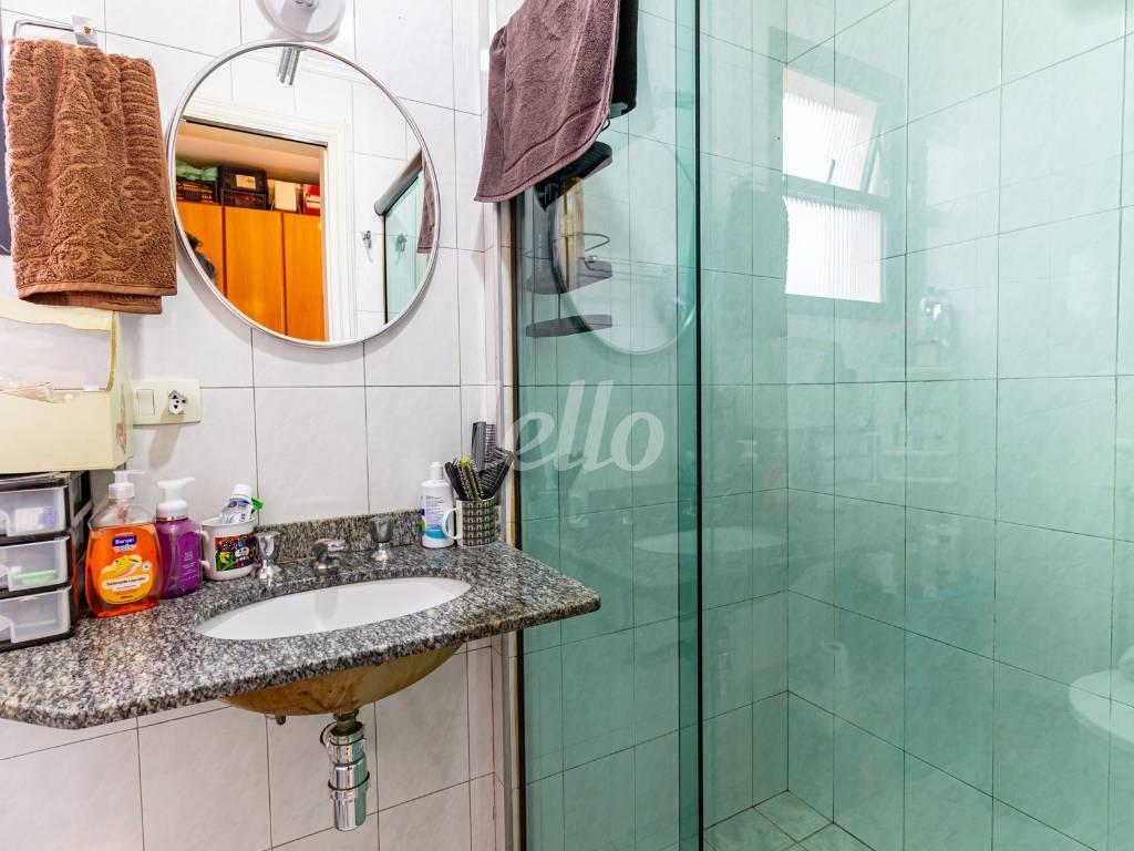 BANHEIRO de Apartamento à venda, Padrão com 63 m², 2 quartos e 1 vaga em Belenzinho - São Paulo