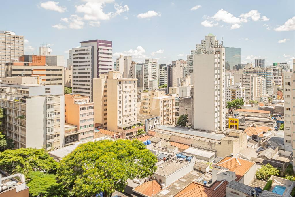 VISTA de Sala / Conjunto à venda, Padrão com 88 m², e em Consolação - São Paulo