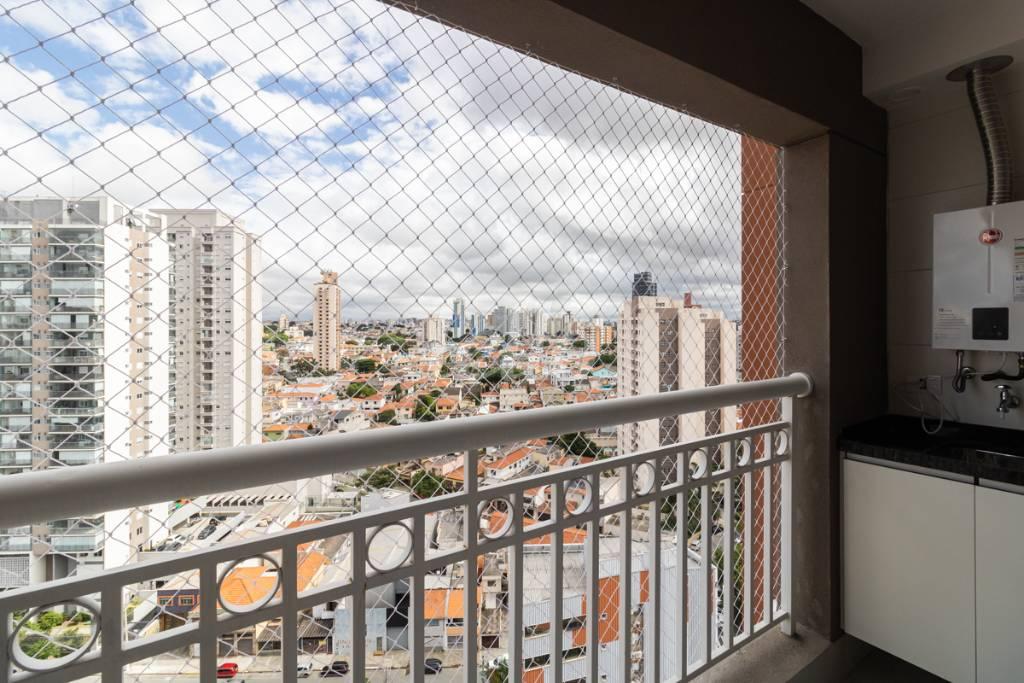 VARANDA de Apartamento à venda, Padrão com 31 m², 1 quarto e 1 vaga em Parque da Vila Prudente - São Paulo
