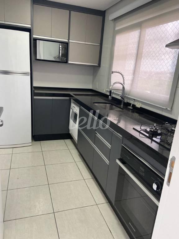 COZINHA de Apartamento à venda, Padrão com 107 m², 3 quartos e 2 vagas em Vila Homero Thon - Santo André