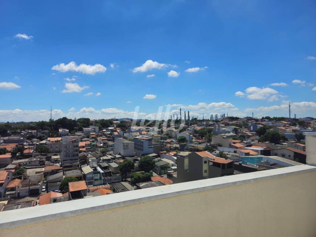 VISTA de Apartamento à venda, cobertura - Padrão com 100 m², 2 quartos e 1 vaga em Parque Novo Oratório - Santo André