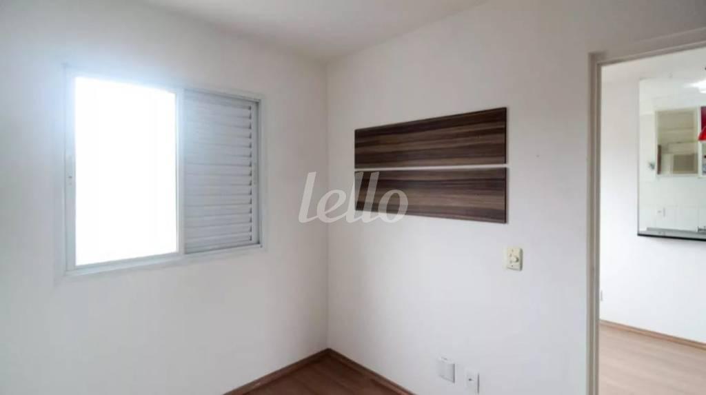 DORMITÓRIO de Apartamento à venda, Padrão com 33 m², 1 quarto e em Cambuci - São Paulo