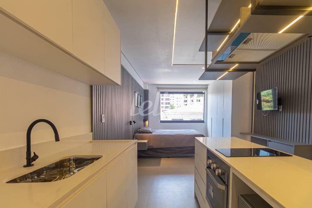04COZINHA_003 de Apartamento para alugar, Padrão com 34 m², 1 quarto e em Planalto Paulista - São Paulo
