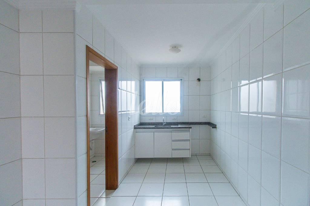 COZINHA de Apartamento para alugar, Padrão com 60 m², 3 quartos e 2 vagas em Campestre - Santo André
