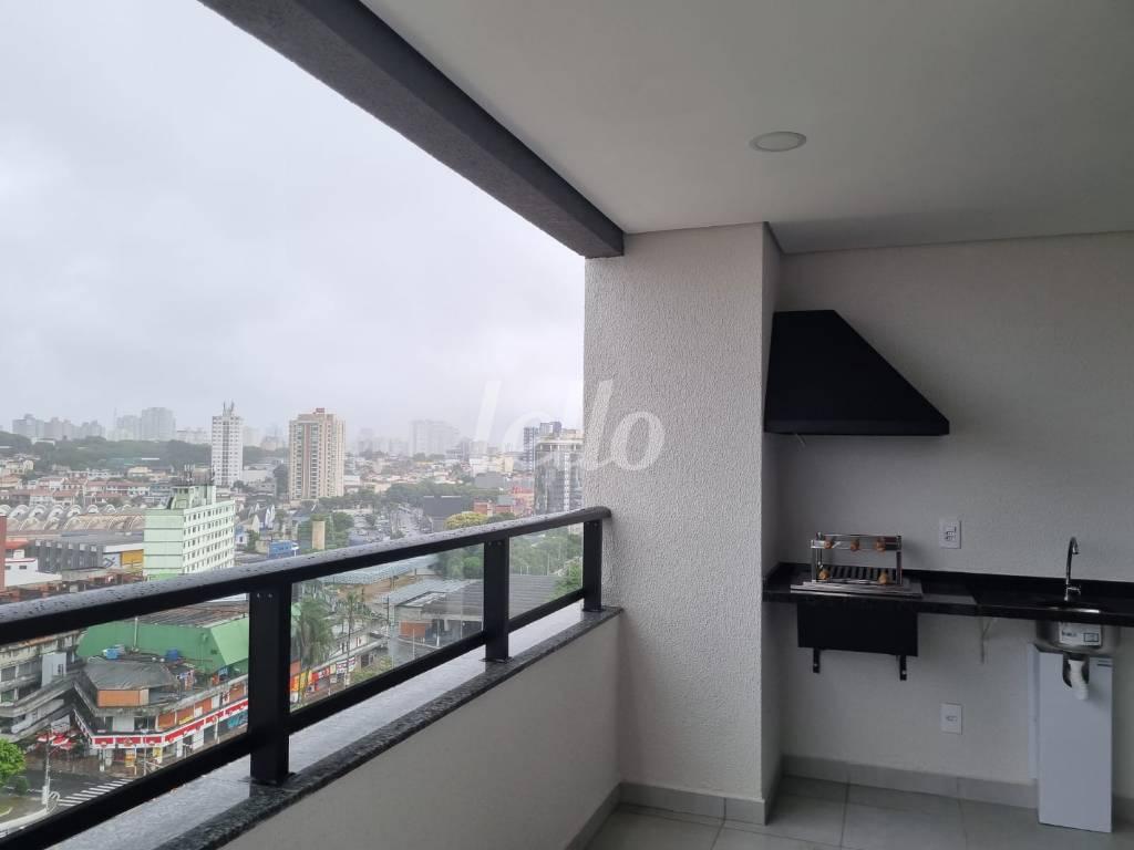 VARANDA GOURMET de Apartamento à venda, Padrão com 75 m², 3 quartos e 2 vagas em Centro - São Bernardo do Campo