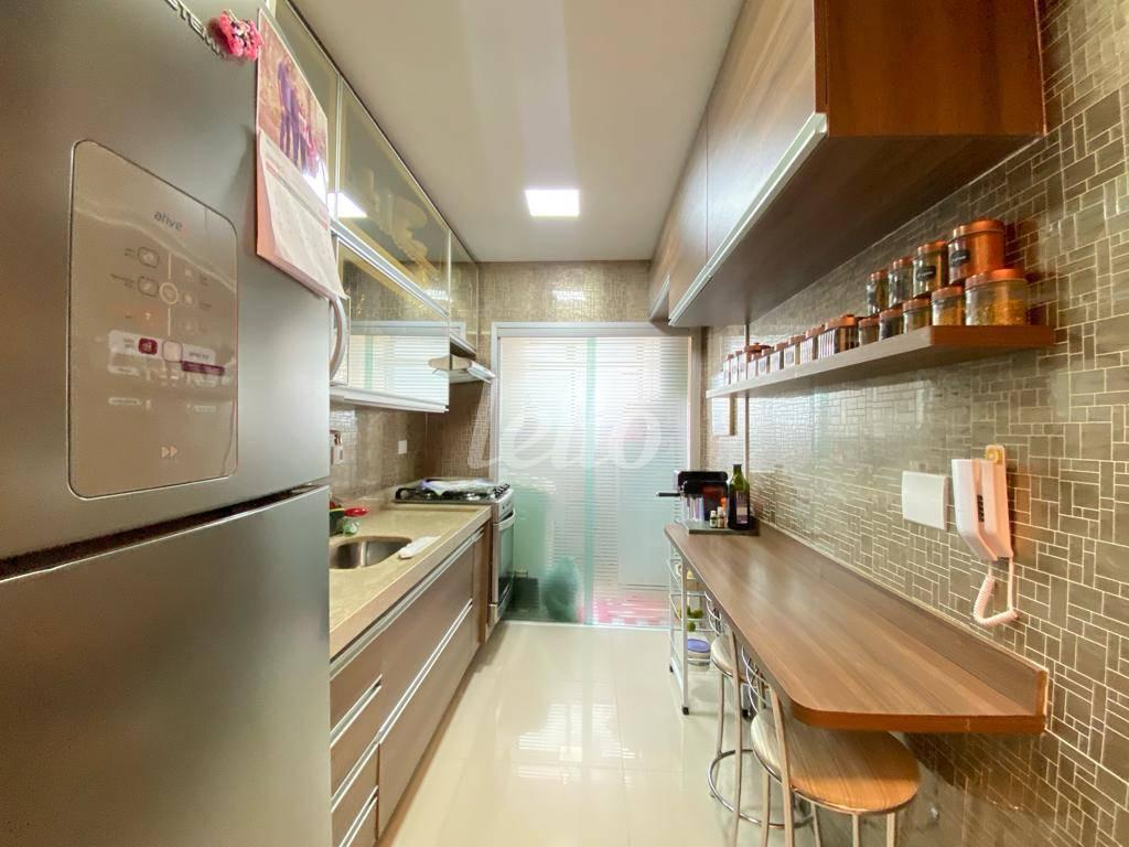 COZINHA de Apartamento à venda, Padrão com 61 m², 3 quartos e 2 vagas em Ch Santo Antônio (ZL) - São Paulo