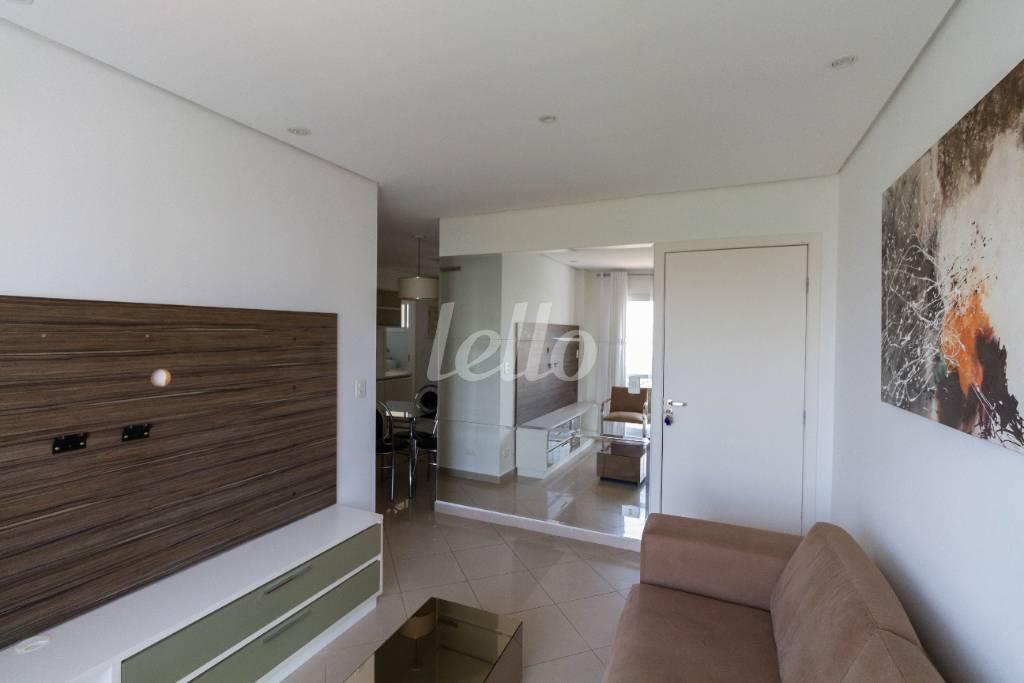 SALA (3) de Apartamento para alugar, Padrão com 75 m², 2 quartos e 2 vagas em Jardim - Santo André