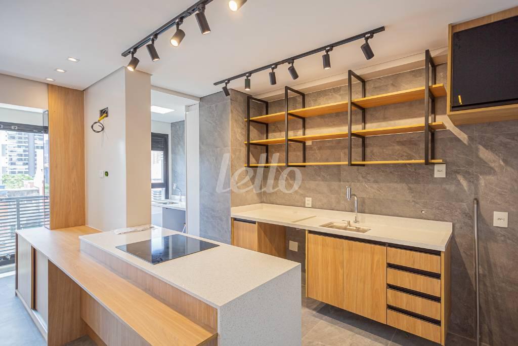 COZINHA de Apartamento para alugar, Padrão com 73 m², 2 quartos e 1 vaga em Vila Mariana - São Paulo