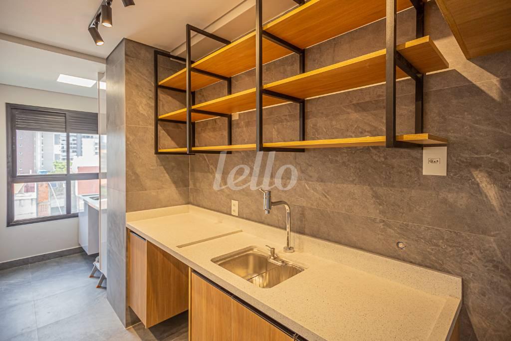 COZINHA de Apartamento para alugar, Padrão com 73 m², 2 quartos e 1 vaga em Vila Mariana - São Paulo