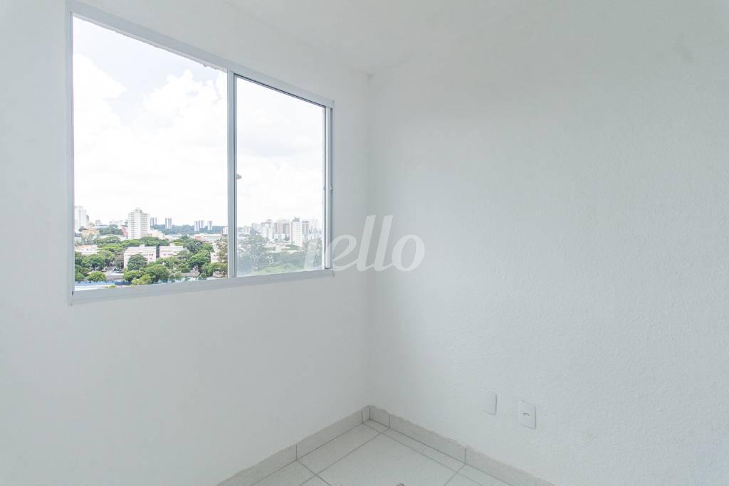 DORMITORIO 2 de Apartamento para alugar, Padrão com 35 m², 2 quartos e 1 vaga em Jardim Promissão - São Paulo
