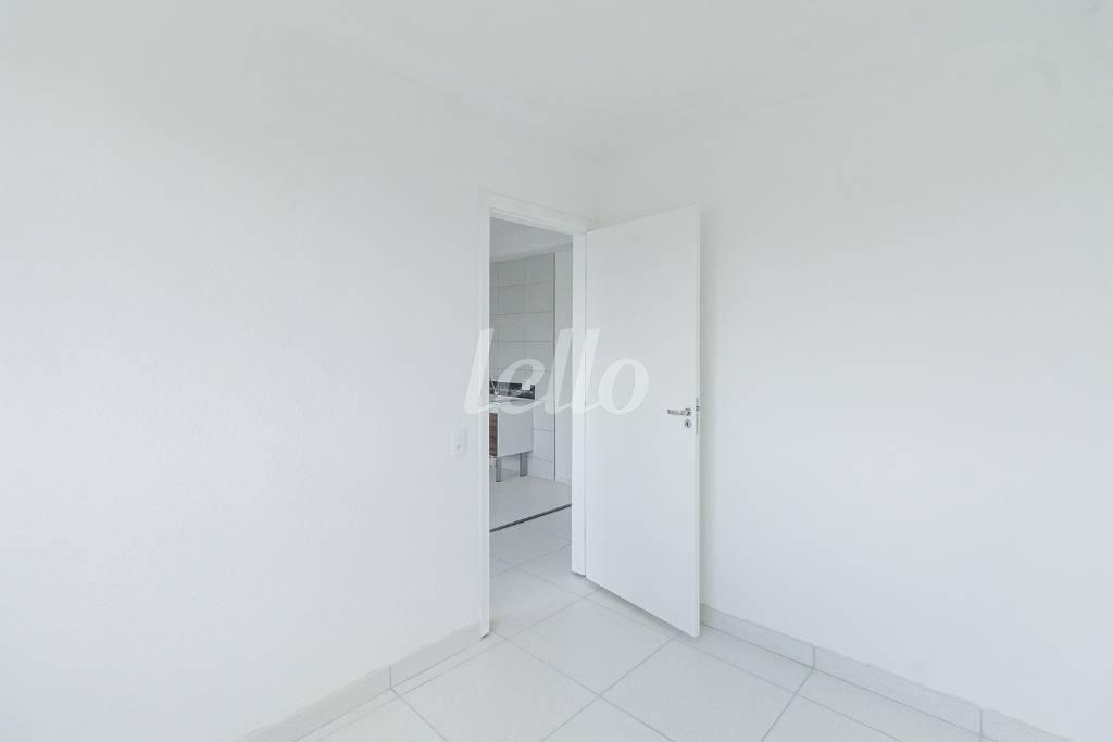 DORMITORIO 1 de Apartamento para alugar, Padrão com 35 m², 2 quartos e 1 vaga em Jardim Promissão - São Paulo