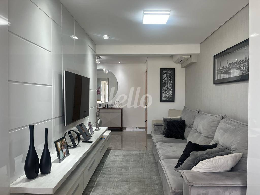 SALA de Apartamento à venda, Padrão com 90 m², 2 quartos e 4 vagas em Fundação - São Caetano do Sul