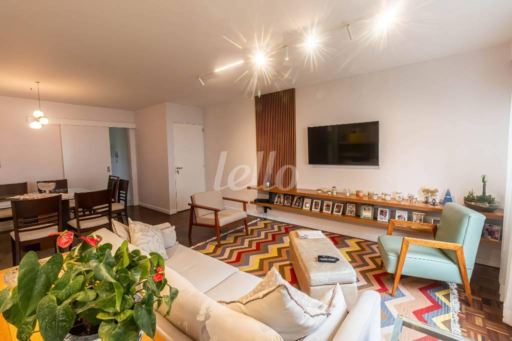 SALA de Apartamento para alugar, Padrão com 112 m², 2 quartos e 1 vaga em Itaim Bibi - São Paulo