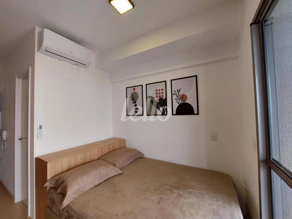 DORMITORIO de Apartamento para alugar, Padrão com 25 m², 1 quarto e em Consolação - São Paulo