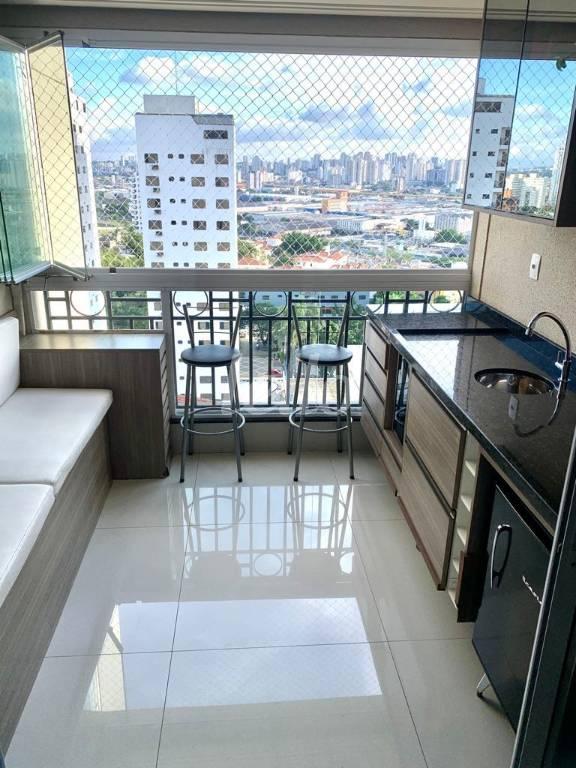 VARANDA GOURMET de Apartamento à venda, Padrão com 60 m², 2 quartos e 1 vaga em Parque da Mooca - São Paulo