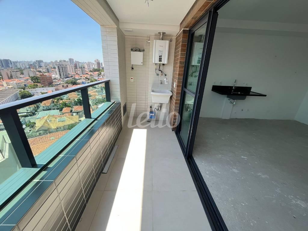 VARANDA de Apartamento à venda, Padrão com 37 m², 1 quarto e em Saúde - São Paulo