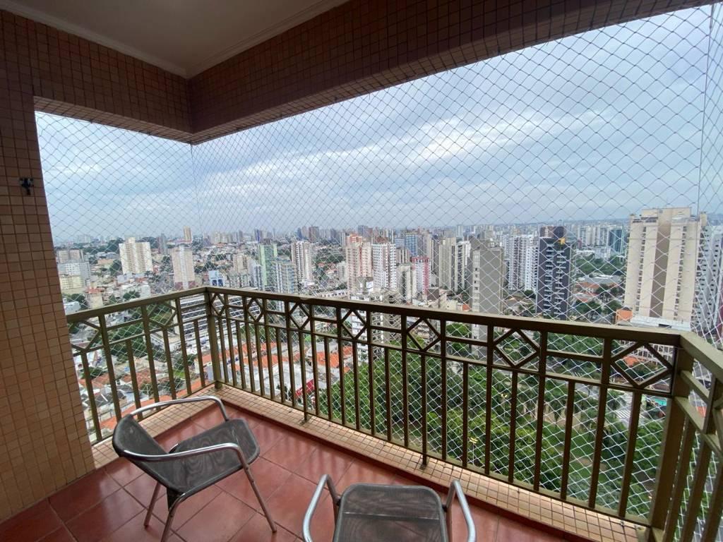 SACADA de Apartamento para alugar, Padrão com 100 m², 3 quartos e 2 vagas em Vila Bastos - Santo André