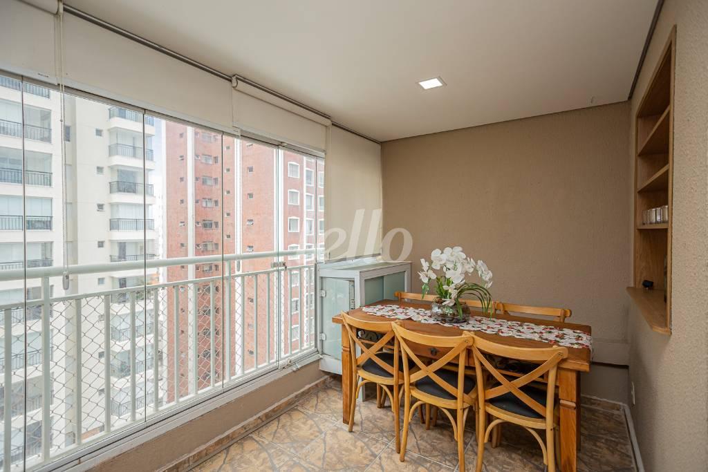 SACADA de Apartamento para alugar, Padrão com 86 m², 2 quartos e 2 vagas em Alto da Moóca - São Paulo