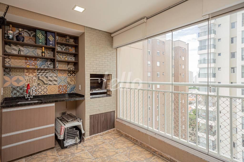 SACADA de Apartamento para alugar, Padrão com 86 m², 2 quartos e 2 vagas em Alto da Moóca - São Paulo
