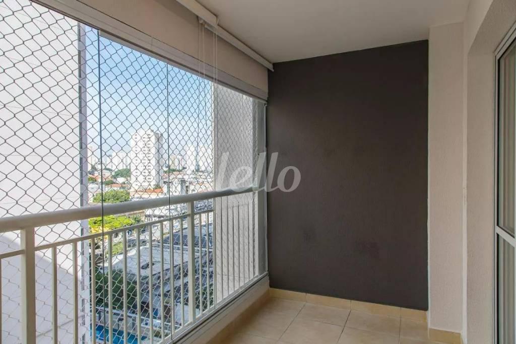 VARANDA de Apartamento para alugar, Padrão com 70 m², 2 quartos e 1 vaga em Parque São Jorge - São Paulo
