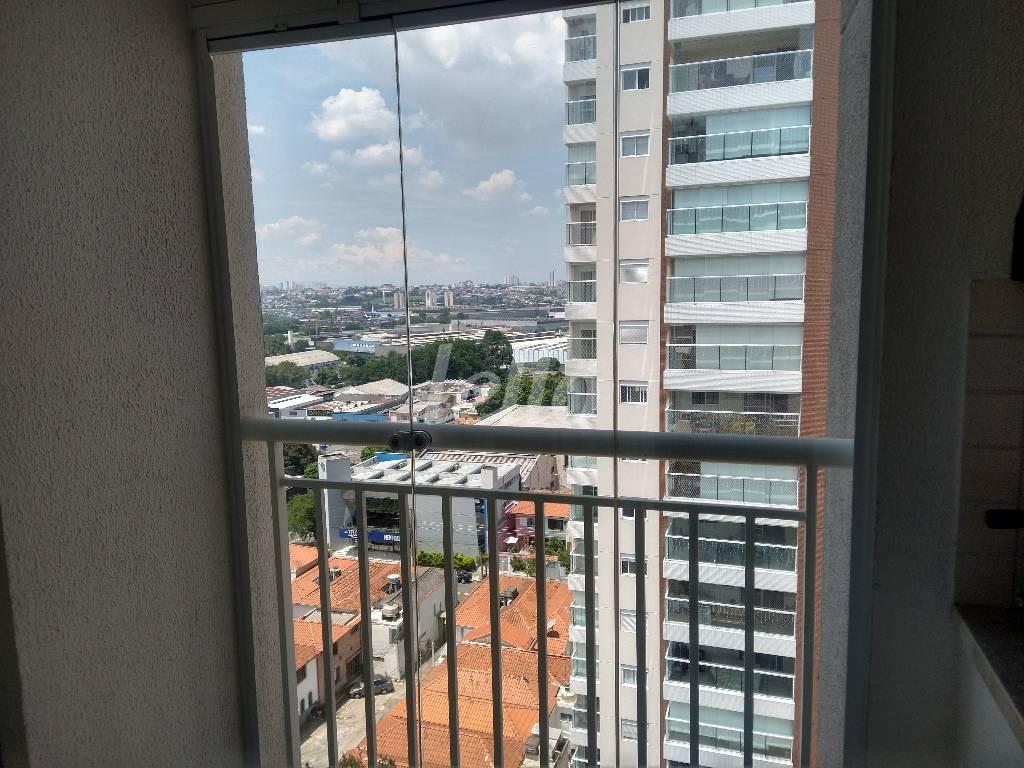TERRAÇO COM CHURRASQUEIRA de Apartamento à venda, Padrão com 59 m², 2 quartos e 2 vagas em Santa Paula - São Caetano do Sul